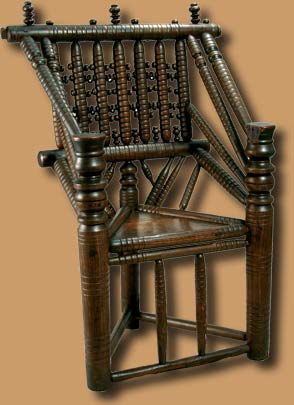 Turned chair
